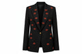 Black Blazer Lip Embellishments