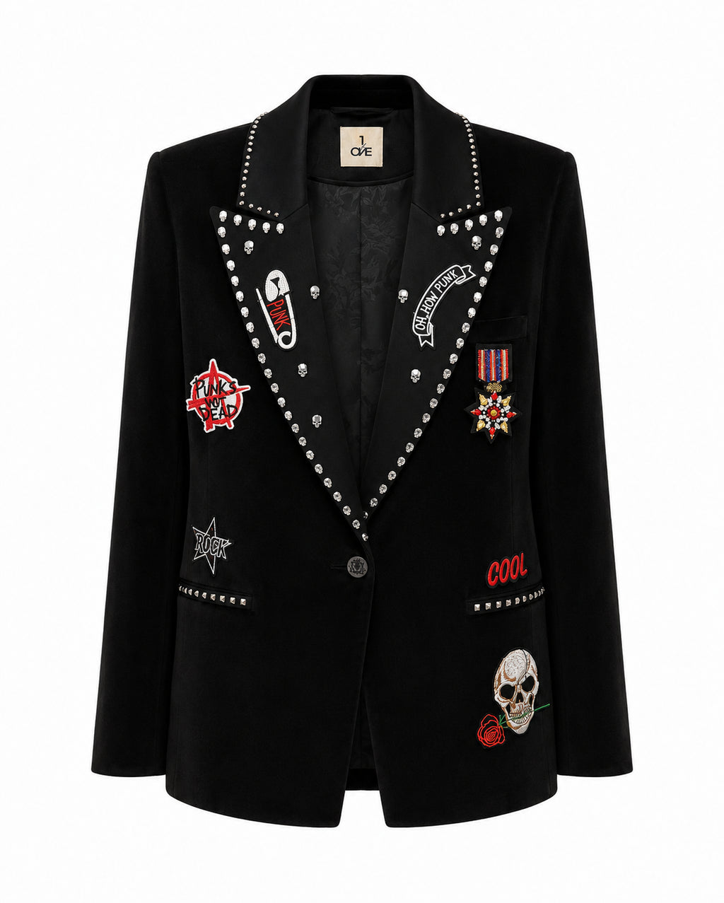 Rebel Edge Punk Rock Blazer