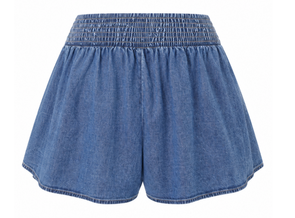 Gemstone Denim Shorts